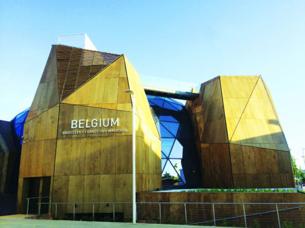 Belgisch pavilioen Wereldtentoonstelling Milaan