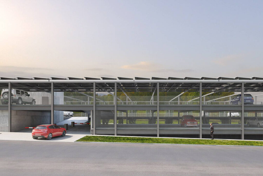 Parking aérien à Esch-sur-Alzette